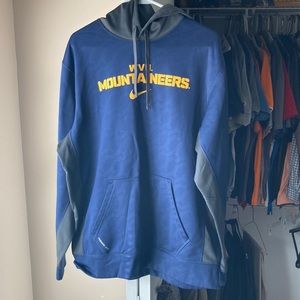 Nike West Virginia Mountaineers Therma-fit hoodie, size Large